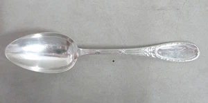 Großer Louis XVI Speiselöffel, 800er Silber, Monogram HL,Kreuzbandmuster, 67 g. - Picture 1 of 9