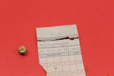  Nuevo de Lote Antiguo OEM Honda Main Jet #120 1967 1969 CL450 99114-292-1200  Foto 1 de 4