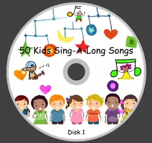 99 CHILDREN'S FAVORITES SINGALONG SONGS/NURSERY RHYMES ON 2 AUDIO CD'S - Picture 1 of 2