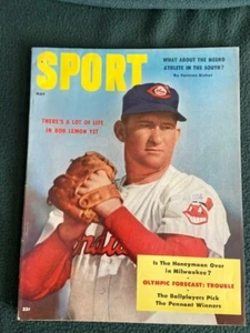 MAY 1956 SPORT MAGAZINE - BOB LEMON COVER - MARTY MARION SPORT SPECIAL - Picture 1 of 6