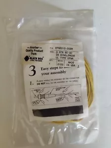 NEW Black Box EFN5010-003M fiber optic cable, 3 meter, SC-SC - Picture 1 of 3