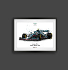 Sebastian Vettel 2021 Aston Martin AMR21 F1 Print - Scuderia GP