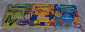 Set of 3 Glow and Learn series books- Numbers/Shapes/Letters - Picture 1 of 1