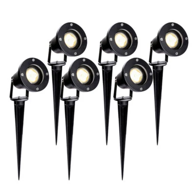 2-10X LED Gartenstrahler IP65 mit Erdspieß Garten Gartenleuchte Außen Gartenspot - Bild 1 von 4