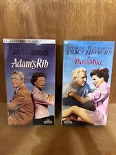 2 MGM/UA Home Video VHS Katharine Hepburn & Spencer Tracy Adams Rib, Pat & Mike