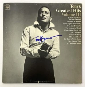 Tony Bennett Signed Autograph Album Vinyl Record - Greatest Hits w/ Beckett COA - Picture 1 of 2