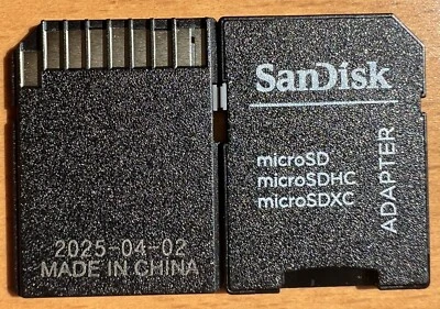 NEW SanDisk Adapter for Micro SD Card SDXC SDHC TF Memory Card Adapter SD Reader - Image 1 of 2