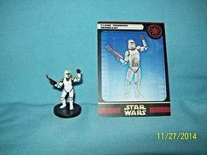 WotC Star Wars Miniatures Clone Trooper Sergeant, Clone Strike 10/60, Rep, Com - Bild 1 von 2
