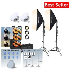 Versatile 2-Pack Softbox Lighting Kit for Professional Photography and Video - Picture 1 of 9