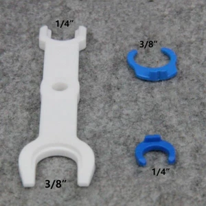 1/4" 3/8" PE Circlip Abrazadera Llave Accesorios para Filtro de Agua RO Ósmosis Inversa - Imagen 1 de 4