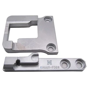 1 jeu Plaque d'aiguille & Chien d'alimentation pour Binding On Durkopp Adler 669 - Picture 1 of 3