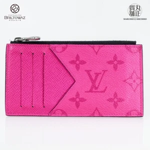 Louis Vuitton Taigarama Monogram Fuchsia Pink M30777 Coin Card Holder - Picture 1 of 8