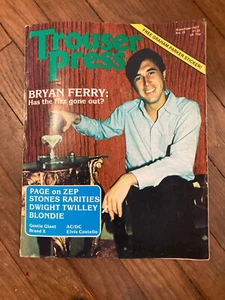 Trouser Press #23 Nov 1977 Bryan Ferry Dwight Twilley Blondie Graham Parker - Picture 1 of 4