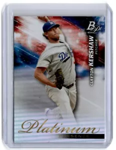 2018 Bowman Platinum Presence Clayton Kershaw #PP-17 TS1 - Picture 1 of 2