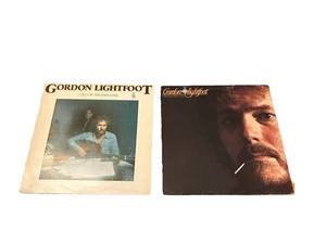 Gordon Lightfoot Cold On The Shoulder & Old Dan’s Records Vinyl LP’s Very Good + - Picture 1 of 7
