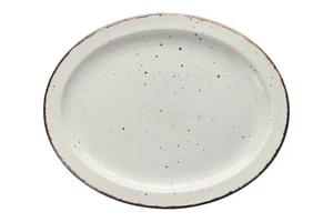 Midwinter - Creation - Brown Edge - Oval Platter - 135308Y - Picture 1 of 2