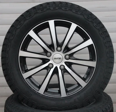 VW Bus T5 T6 T6.1 Satz Räder 17" Alufelgen P69 poliert Firestone Allwetterreifen - Bild 1 von 2