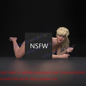 Naughty Woman 1/2 Model Kit Unpainted Unassembled 24cmH NSFW 3D Printing GK - Picture 1 of 4