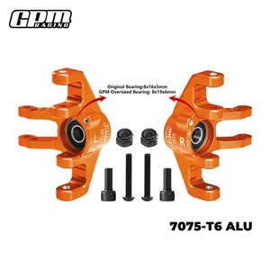 GPM 7075 Alloy Front Spindle Set For LOSI 1/6 Super Baja Rey 1.0 / 2.0 - Picture 1 of 12