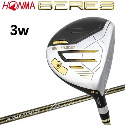 HONMA BERES 09 2024 Fairway Wood 3w 15 ARMRQ FX 3S Stiff Flex Carbon Shaft RH - Image 1 of 2
