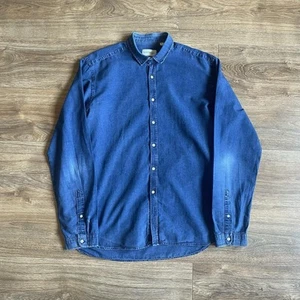 Oliver Spencer Long Sleeve Shirt Size 16 Large - Picture 1 of 3