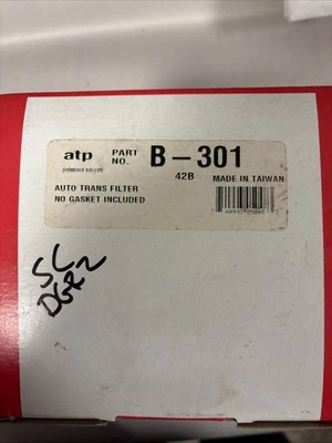 NUEVO FILTRO DE TRANSMISIÓN AUTOMÁTICA ATP B-301 para modelos Chrysler Dodge Plymouth Foto 1 de 4