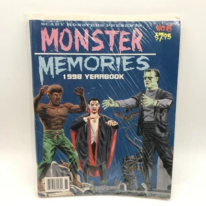 Scary Monsters #6 Monster Memories 1998 Yearbook Horror Magazine Frankenstein - Picture 1 of 4