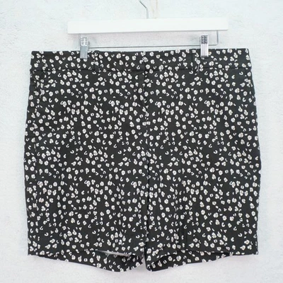 Pantalones Cortos Chinos Van Huesen Elastizados -18S- Negro Tostado Crema Floral 38/7 tiro Alto Foto 1 de 4