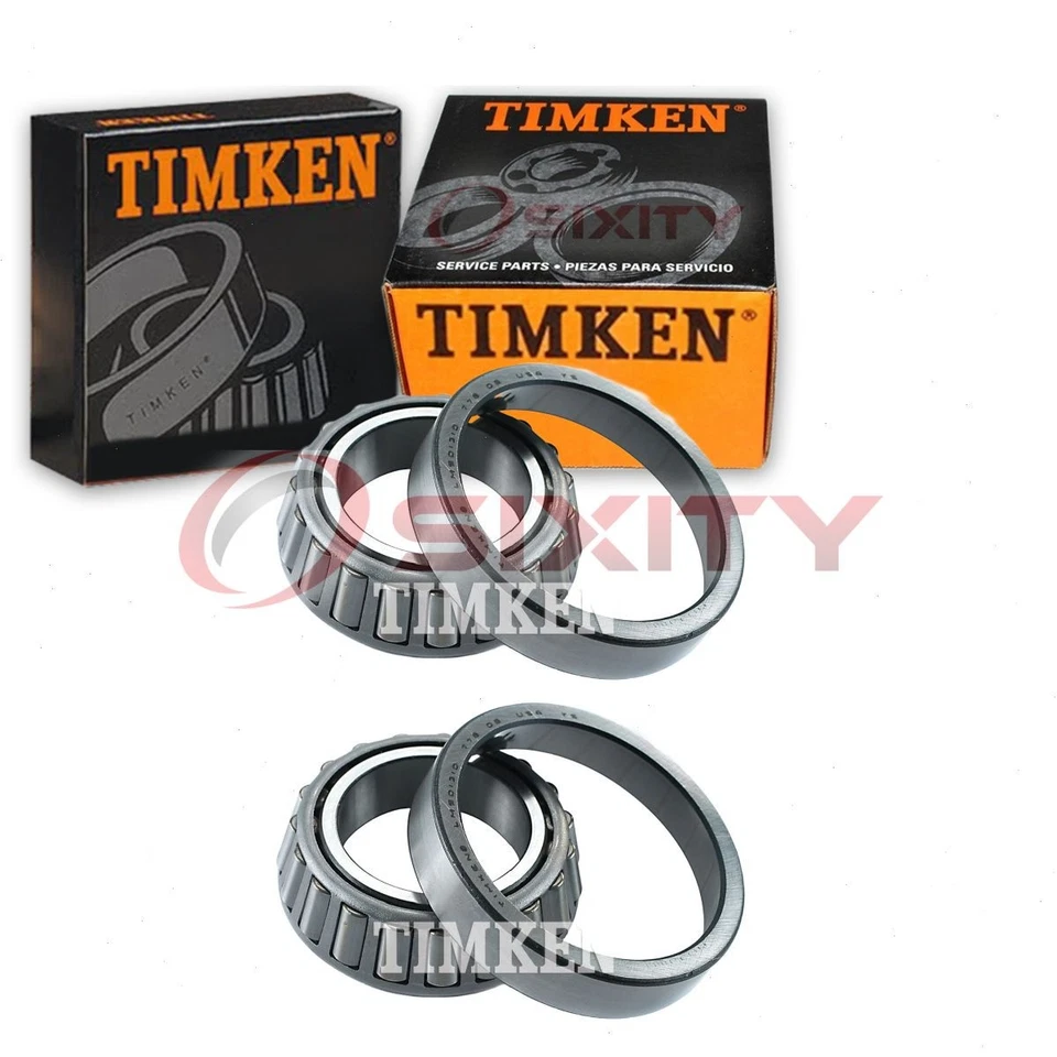 2 piezas Cojinetes de rueda exterior traseros Timken para Peugeot 304 1971-1972 eje jd Foto 1 de 4