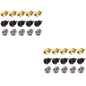  Paquete de 2 tornillos de extremo de pieza para correa de guitarra. Accesorios eléctricos de pasadores de hierro metálico - Imagen 1 de 12