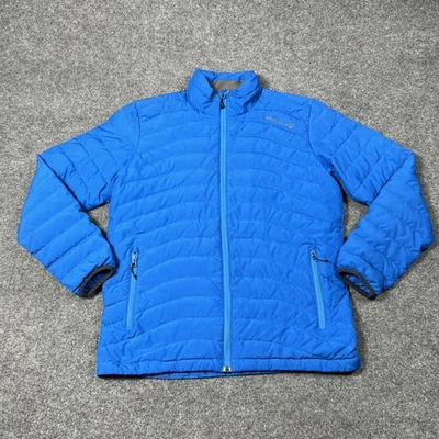 Merrell Jacket Mens Small Blue Insulated Puffer Quilted Full Zip Zip Pockets - Image 1 of 4