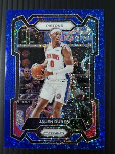 2023-24 Panini Prizm - Jalen Duren Blue Sparkle /144 SP COLOR MATCH - Bild 1 von 3