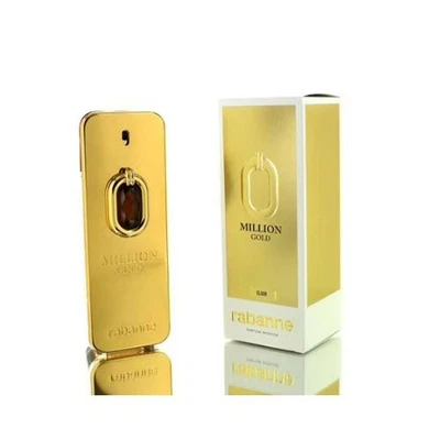 Paco Rabanne 1 Million Gold Elixir Eau de Parfum 3.4 OZ para Hombres | Woody Spicy Foto 1 de 4