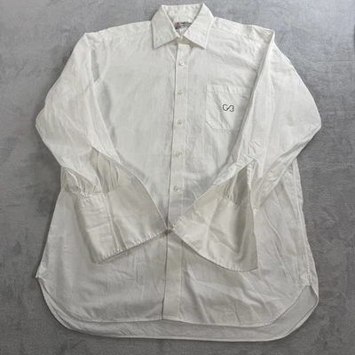 Turnbull & Asser Oxford Shirt Mens 16 L Long Sleeve Button Down French Cuff OCBD - Image 1 of 4