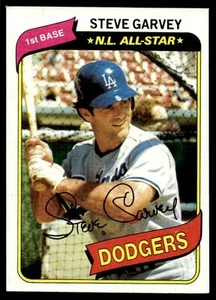 1980 Topps #290 Steve Garvey Dodgers de Los Ángeles casi nuevo-como nuevo o mejor limpio - Imagen 1 de 2