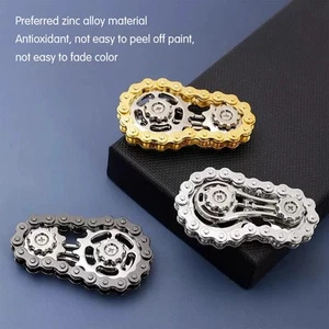 3Pcs Sprockets Flywheel Fingertip Gyro Fidget Spinner Antistress EDC Fidget Toy - Picture 1 of 14