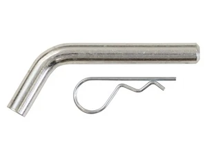 Pin de enganche de remolque de 1/2" x 3,2" con Cotter - Se adapta a receptores de 1-1/4", acabado de zinc - Imagen 1 de 1