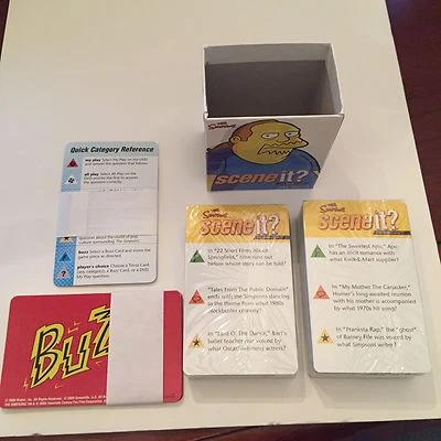 The Simpsons Scene It Replacement Trivia, Reference, & Buzz Cards - Image 1 of 4