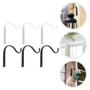6pcs Hanging Plant Bracket Outdoor Hooks Gardening Plant Hook - Picture 1 of 12