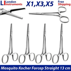 Mosquito Kocher Forceps Curved Dental Hemostatic Toothed Surgical Artery Pliers - Picture 1 of 1