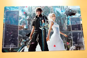 No.3249# Final Fantasy TCG Playmat Noctis Lunafreya FF Card Game Play Mat - Picture 1 of 2