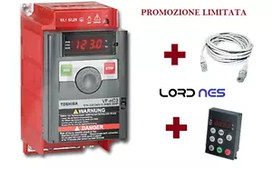 Wechselrichter + Kabel + externe Tastatur 0,75 kW - 1PS - VFNC3S2007 TOSHIBA - NEU - Bild 1 von 1