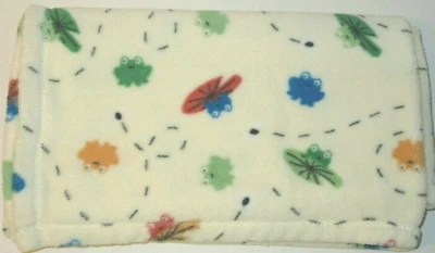 Stockbridge Manta Rana Bebé Crema Suave Vellón Felpa Seguridad Lovey 30x40" Foto 1 de 3