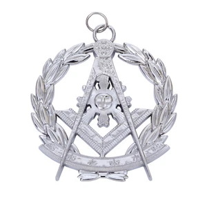 Collar de cadena masónica Gran pasado maestro joya plata masón masón GPM GPMS-222 - Imagen 1 de 1