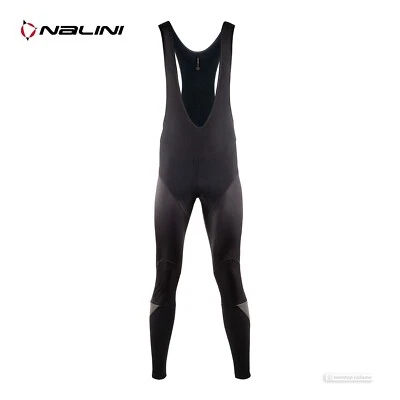 Medias con tirantes térmicas de invierno a prueba de viento Nalini ROAD WIND: NEGRAS Foto 1 de 3