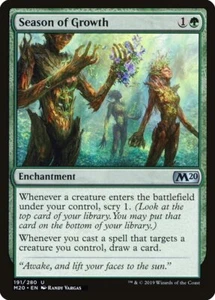 Season of Growth [Core Set 2020] Magic MTG - Picture 1 of 1