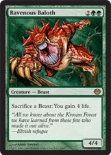 Ravenous Baloth ~ Moderately Played Duel Decks: Garruk vs Liliana MTG Magic Ulti