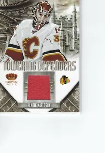  2012-13 Crown Royale Towering Defenders Materials #TD-HK Henrik Karlsson - Bild 1 von 1