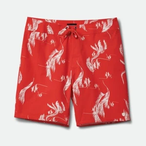 BRIXTON TEMPLE TRUNK SHORT ALOHA RED SIZE: 32 BRIXTON SUPPLY - Picture 1 of 3