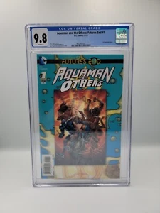 The New 52 Futures End Aquaman and the Others #1 CGC 9.8 Lenticular Cover 11/14 - Picture 1 of 5